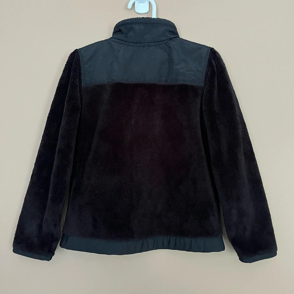{The Children's Place} Fleece Full Zip Jacket in Black - Girls XS (4)